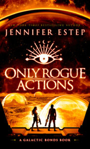 Only Rogue Actions cover art with a couple on an orange background